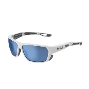 Sport Sunglasses Bollé AIRFIN Blanche Grise | 38246-CEXU